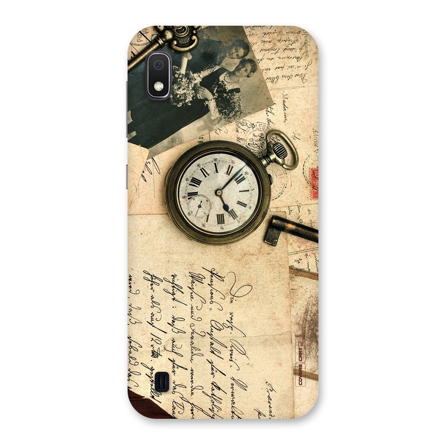 Vintage Key And Compass Back Case for Galaxy A10