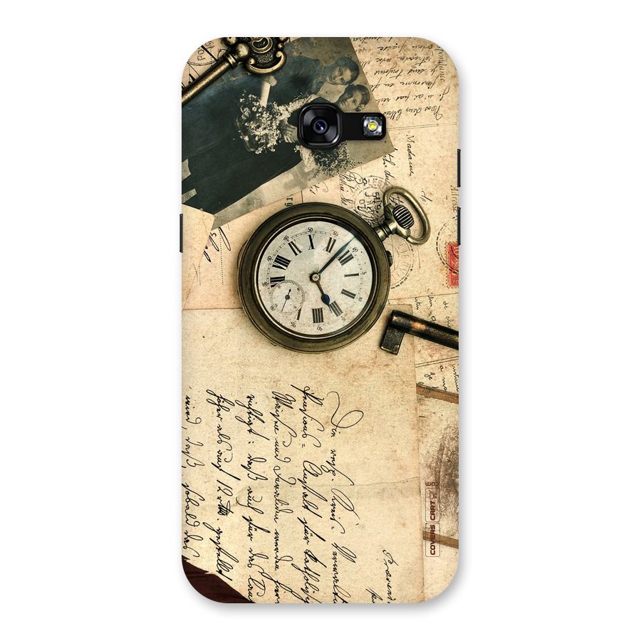 Vintage Key And Compass Back Case for Galaxy A5 2017