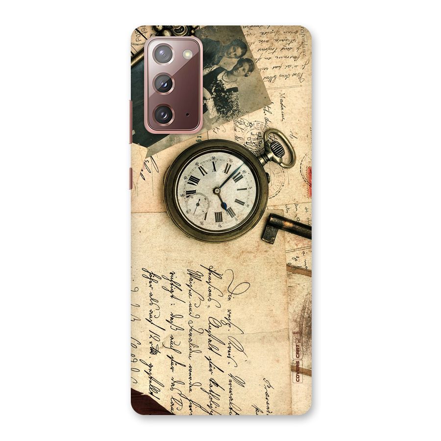 Vintage Key And Compass Back Case for Galaxy Note 20