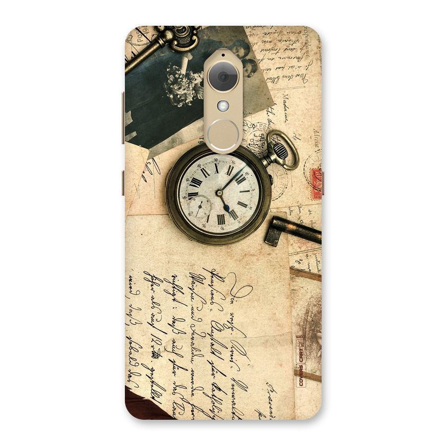 Vintage Key And Compass Back Case for Lenovo K8