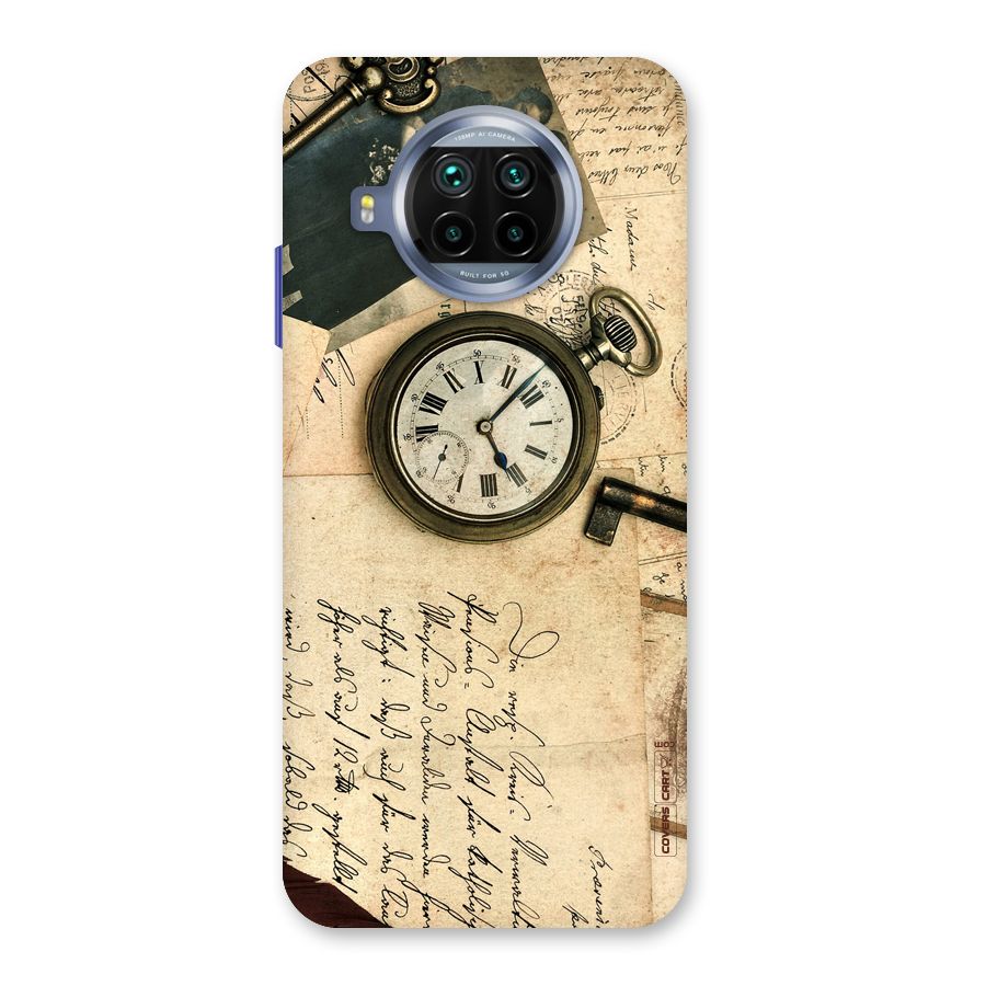 Vintage Key And Compass Back Case for Mi 10i