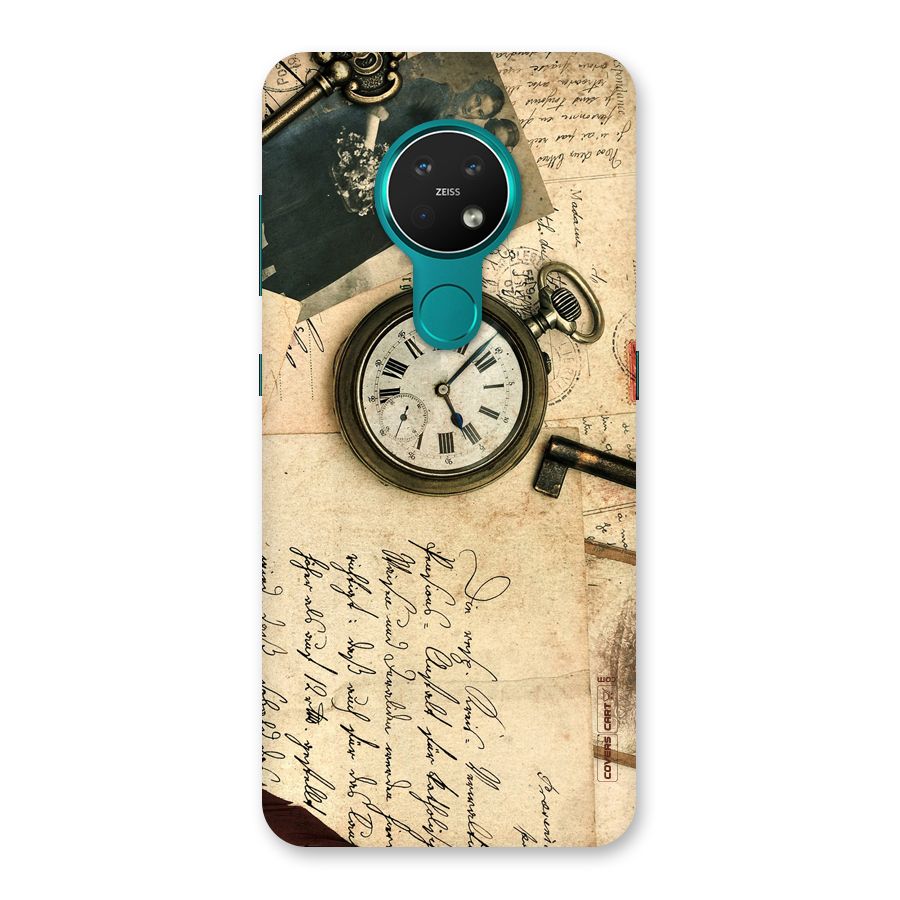 Vintage Key And Compass Back Case for Nokia 7.2