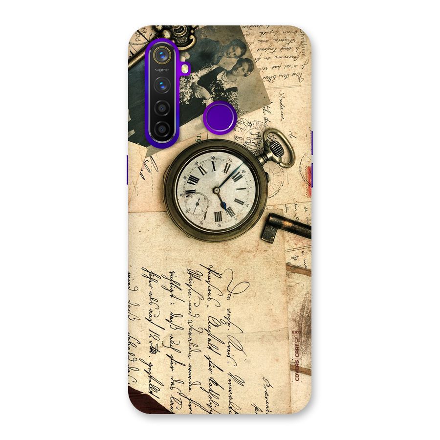 Vintage Key And Compass Back Case for Realme 5 Pro