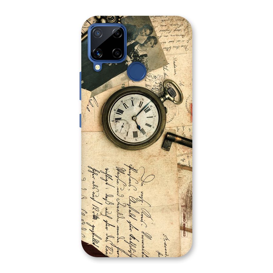 Vintage Key And Compass Back Case for Realme C12