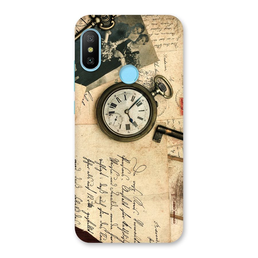 Vintage Key And Compass Back Case for Redmi 6 Pro