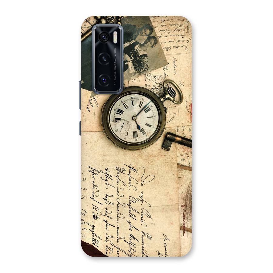 Vintage Key And Compass Back Case for Vivo V20 SE