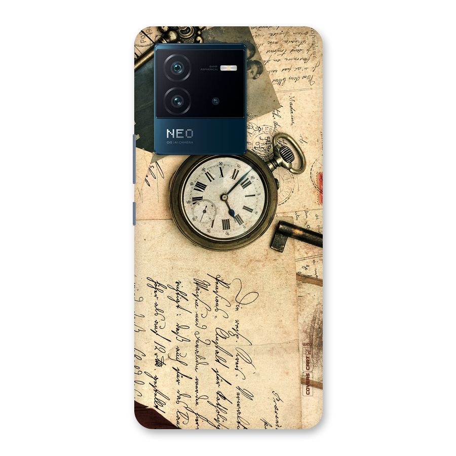 Vintage Key And Compass Back Case for Vivo iQOO Neo 6 5G