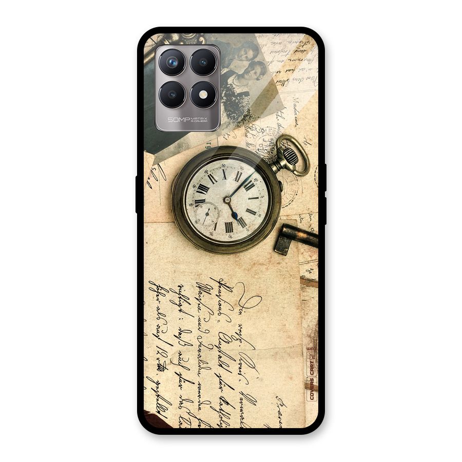 Vintage Key And Compass Glass Back Case for Realme Narzo 50