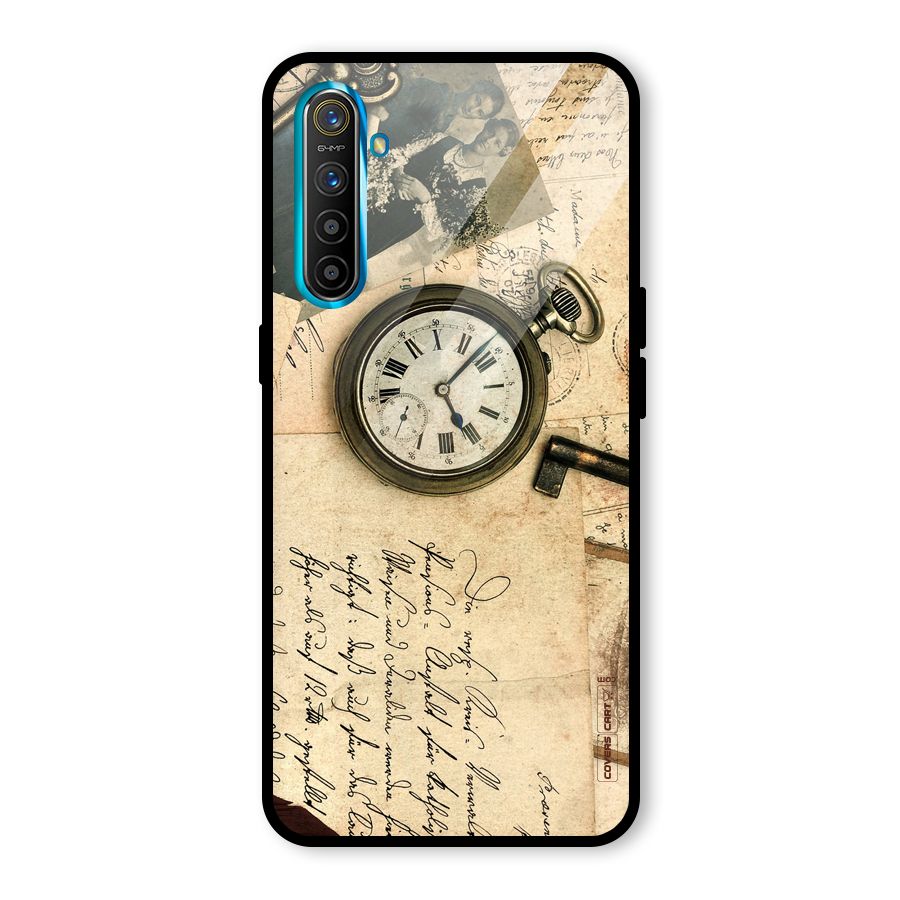 Vintage Key And Compass Glass Back Case for Realme X2
