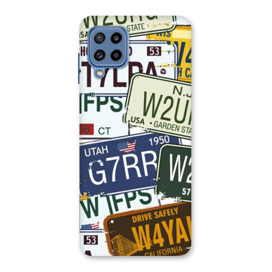 Vintage License Plates Back Case for Galaxy M32