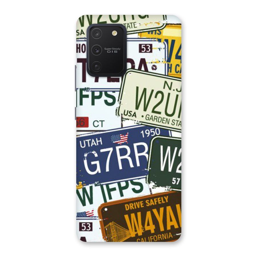 Vintage License Plates Back Case for Galaxy S10 Lite
