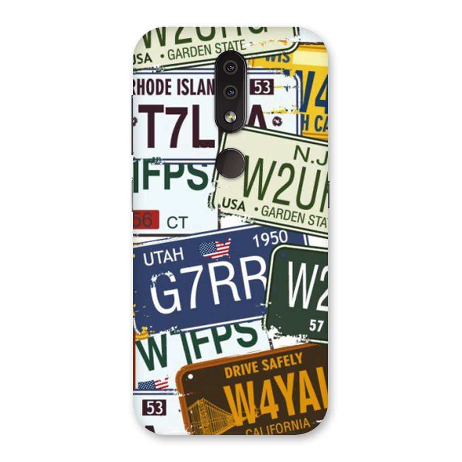 Vintage License Plates Back Case for Nokia 4.2