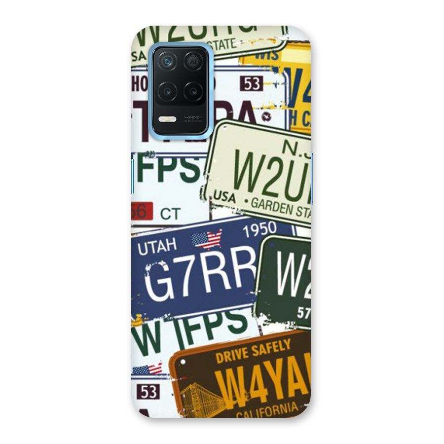 Vintage License Plates Back Case for Realme 8s 5G