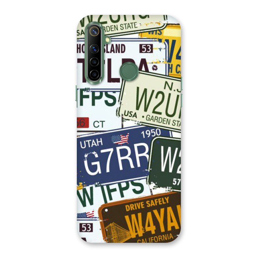 Vintage License Plates Back Case for Realme Narzo 10