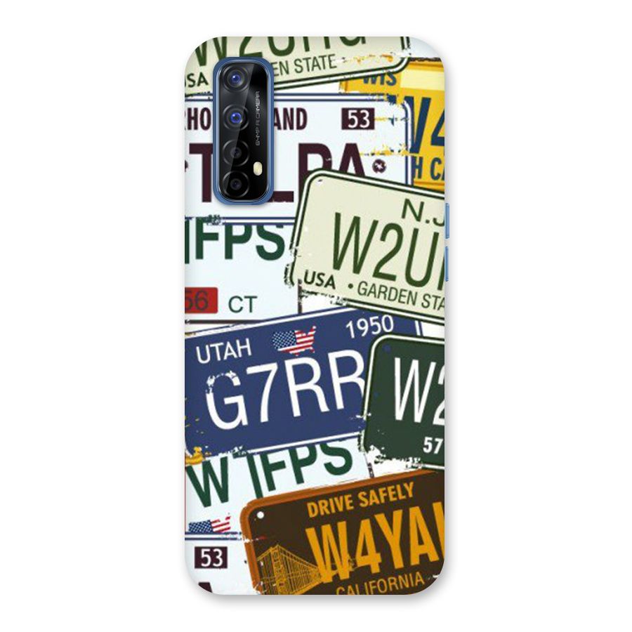 Vintage License Plates Back Case for Realme Narzo 20 Pro
