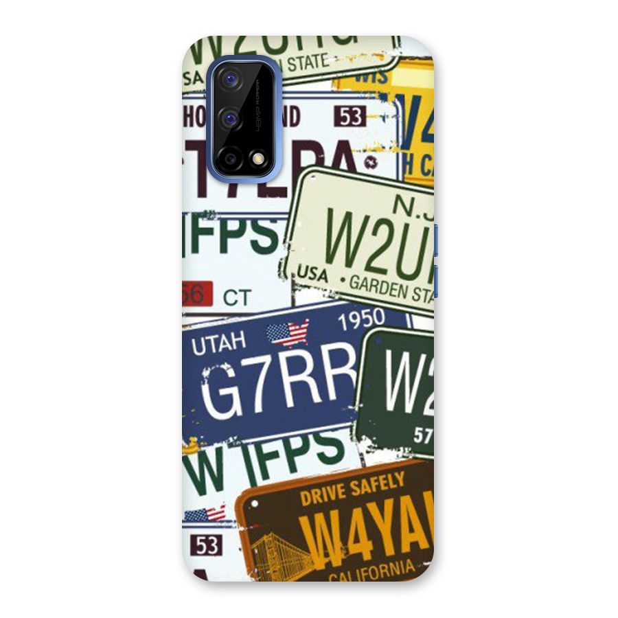 Vintage License Plates Back Case for Realme Narzo 30 Pro