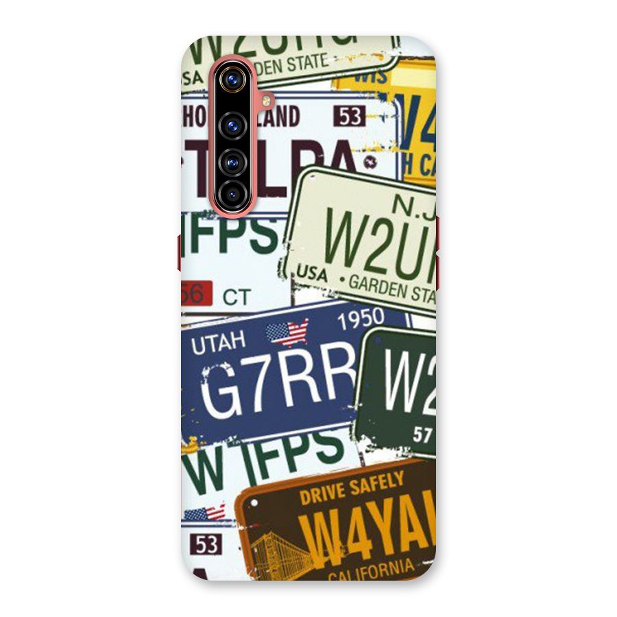 Vintage License Plates Back Case for Realme X50 Pro