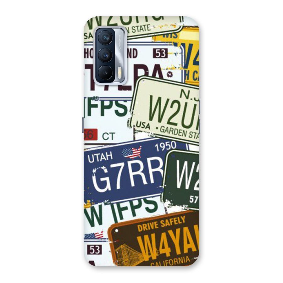 Vintage License Plates Back Case for Realme X7