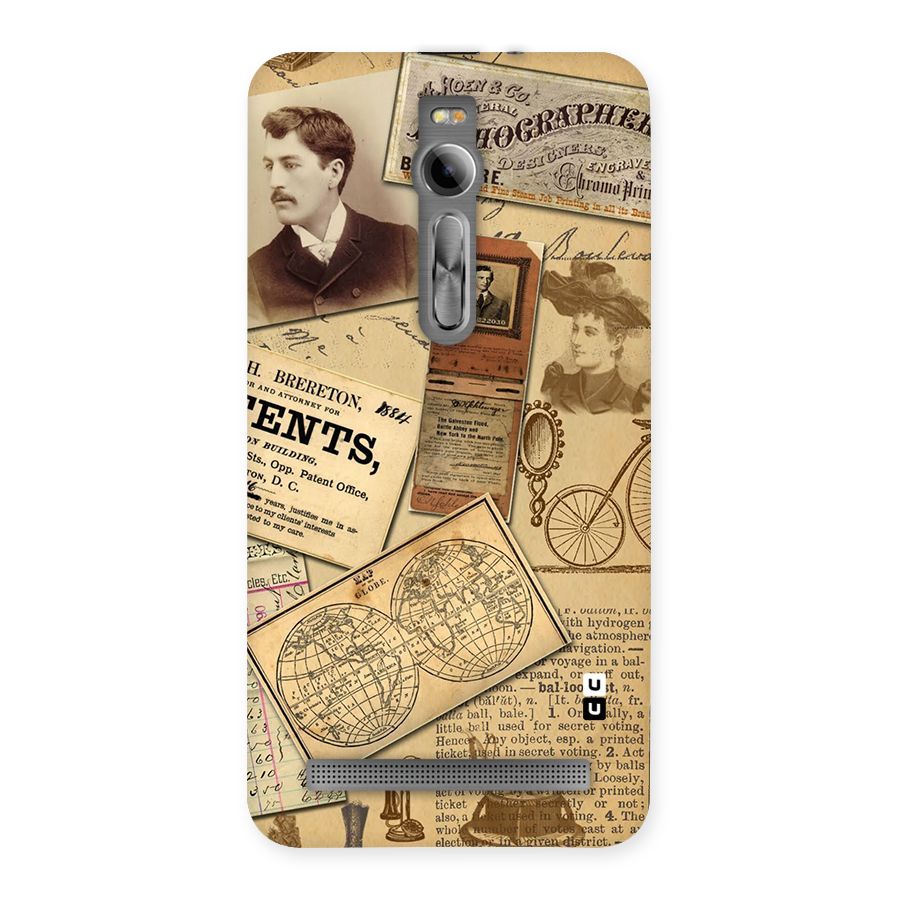 Vintage Memories Back Case for Asus Zenfone 2