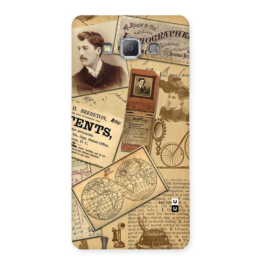 Vintage Memories Back Case for Galaxy A7