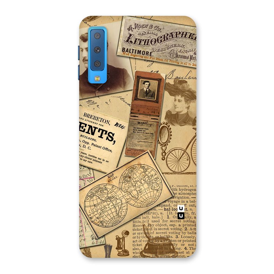 Vintage Memories Back Case for Galaxy A7 (2018)