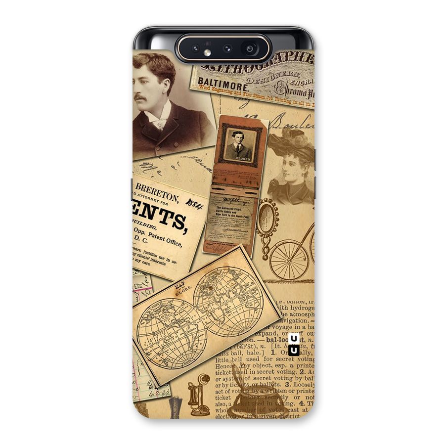 Vintage Memories Back Case for Galaxy A80