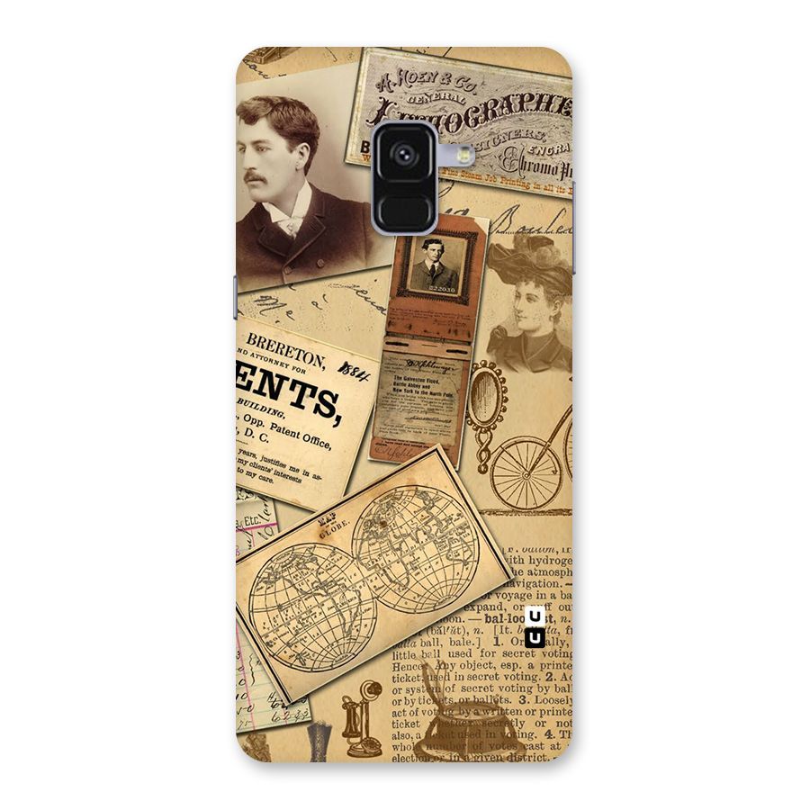 Vintage Memories Back Case for Galaxy A8 Plus