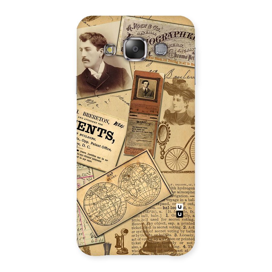 Vintage Memories Back Case for Galaxy E7