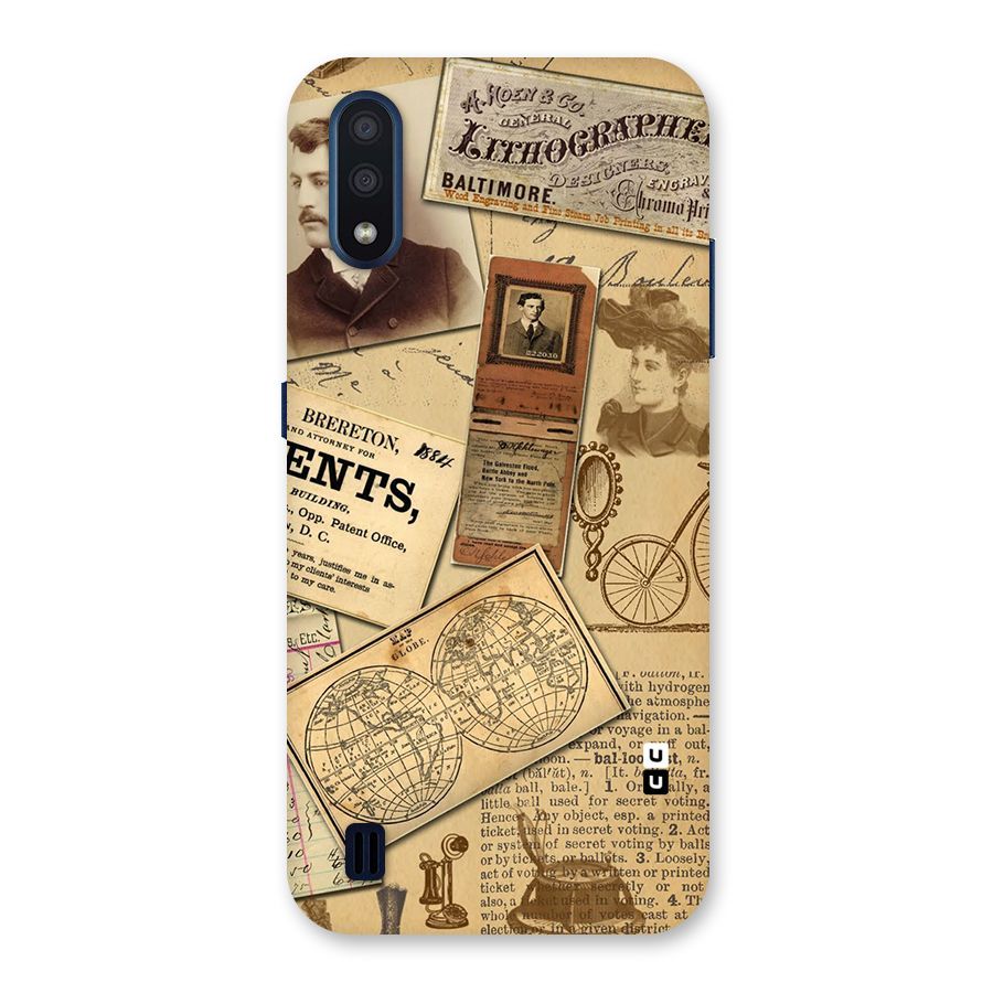Vintage Memories Back Case for Galaxy M01