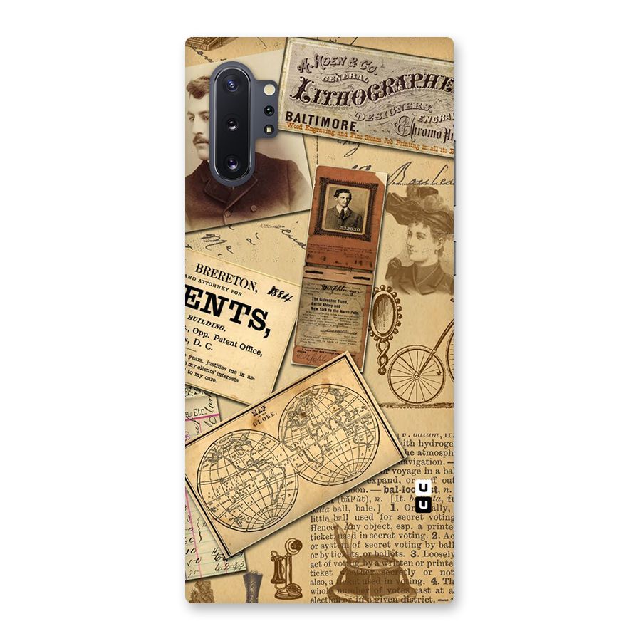 Vintage Memories Back Case for Galaxy Note 10 Plus