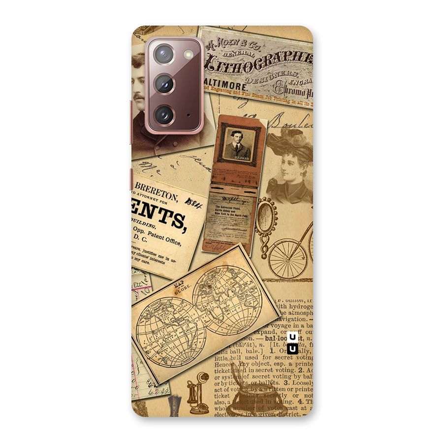 Vintage Memories Back Case for Galaxy Note 20