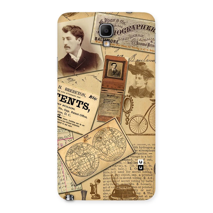 Vintage Memories Back Case for Galaxy Note 3 Neo