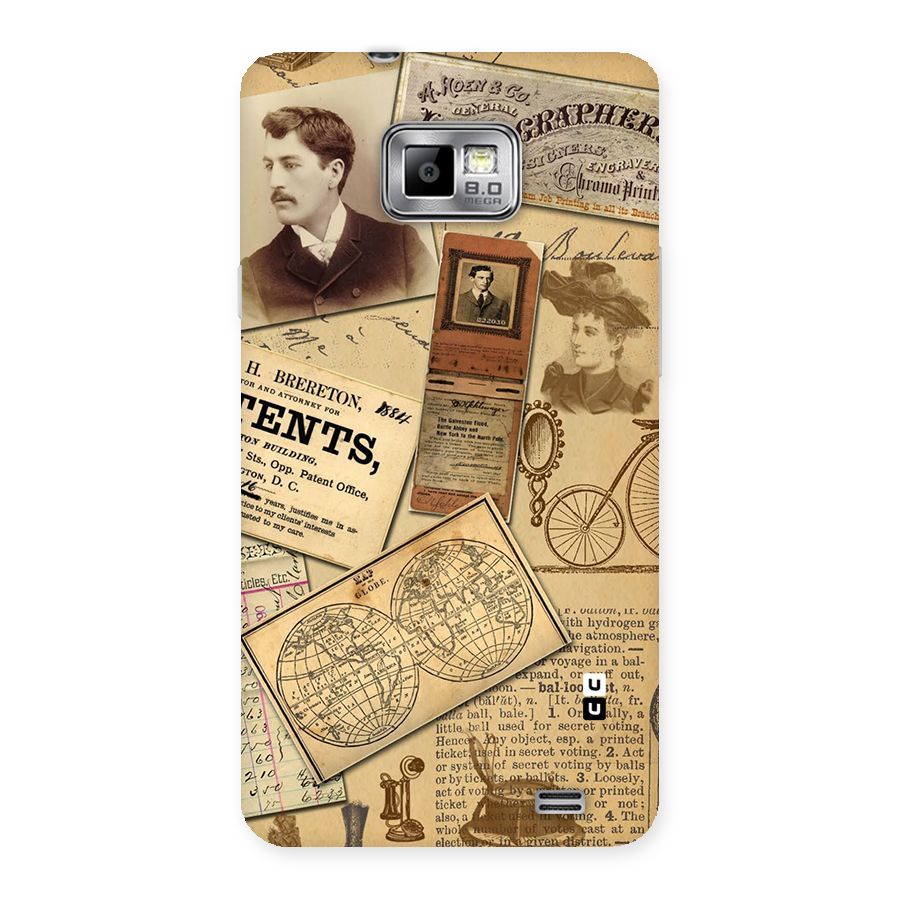 Vintage Memories Back Case for Galaxy S2