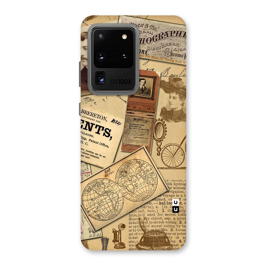 Vintage Memories Back Case for Galaxy S20 Ultra