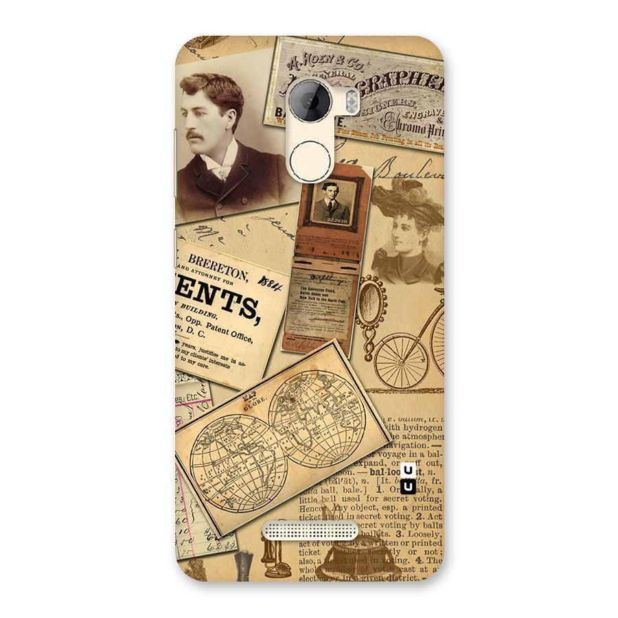 Vintage Memories Back Case for Gionee A1 LIte
