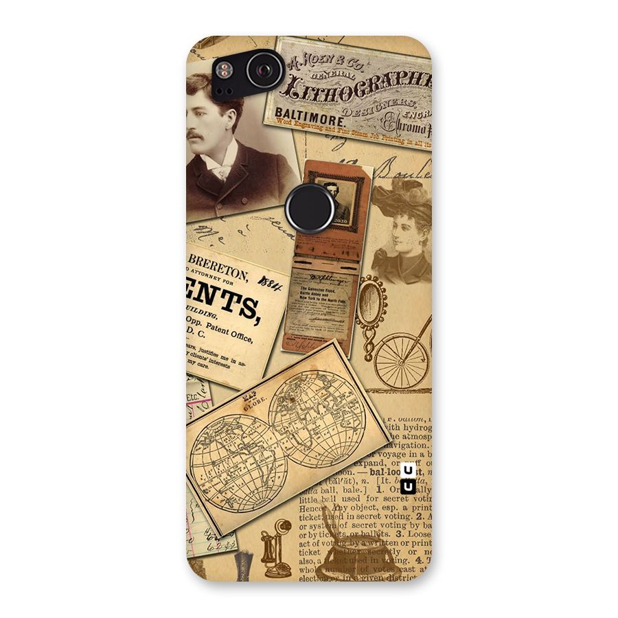 Vintage Memories Back Case for Google Pixel 2