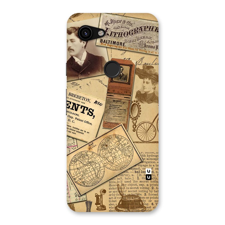 Vintage Memories Back Case for Google Pixel 3a