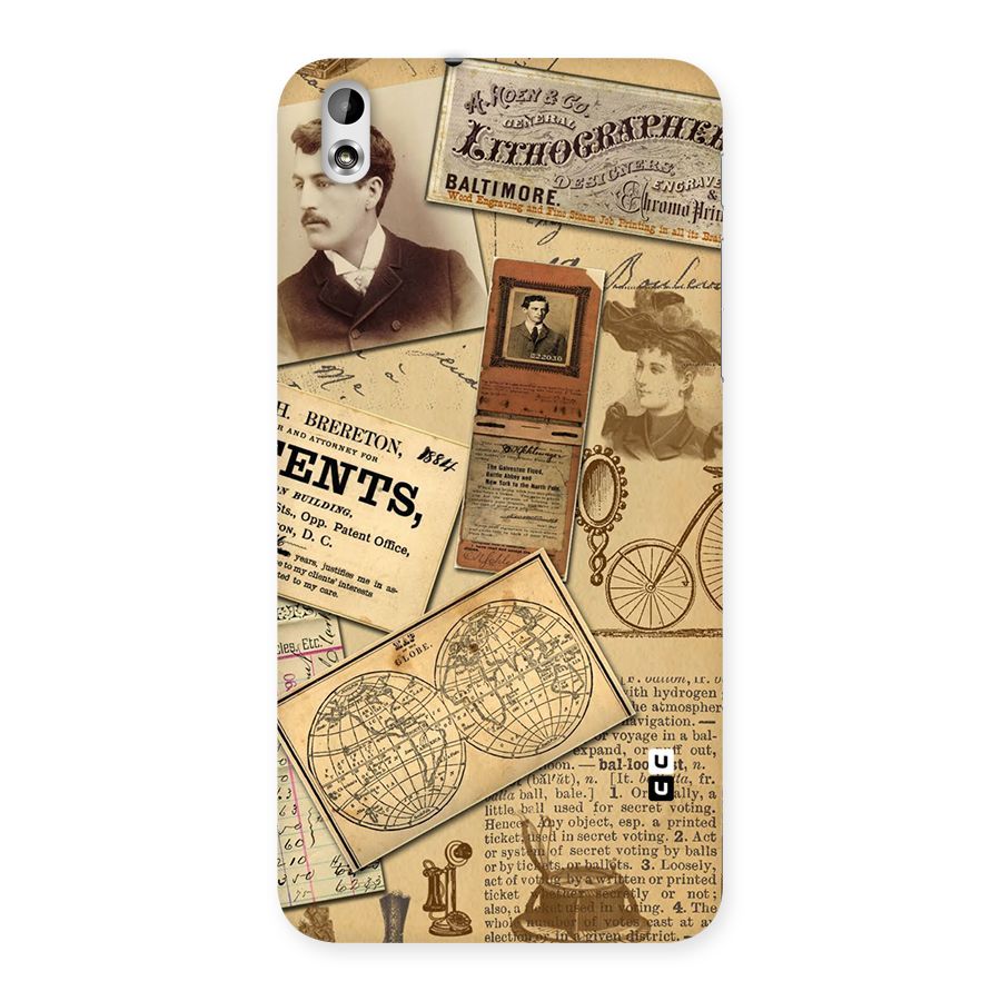 Vintage Memories Back Case for HTC Desire 816g