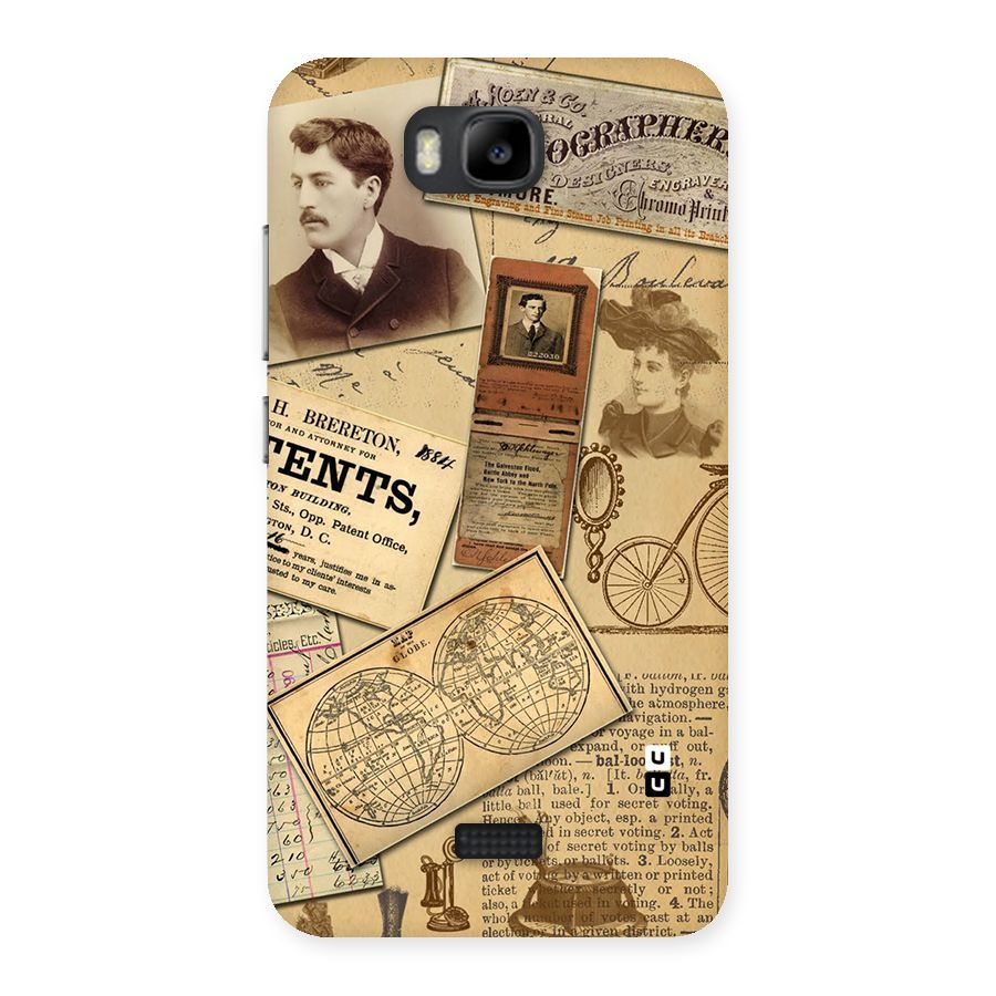 Vintage Memories Back Case for Honor Bee