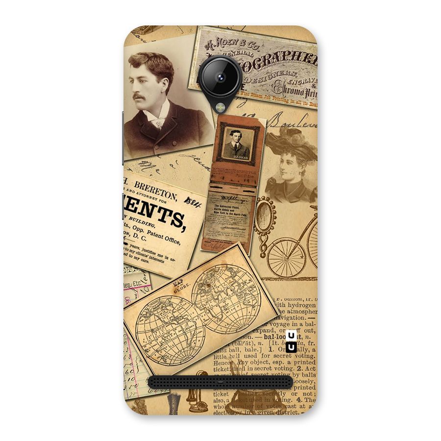 Vintage Memories Back Case for Lenovo C2