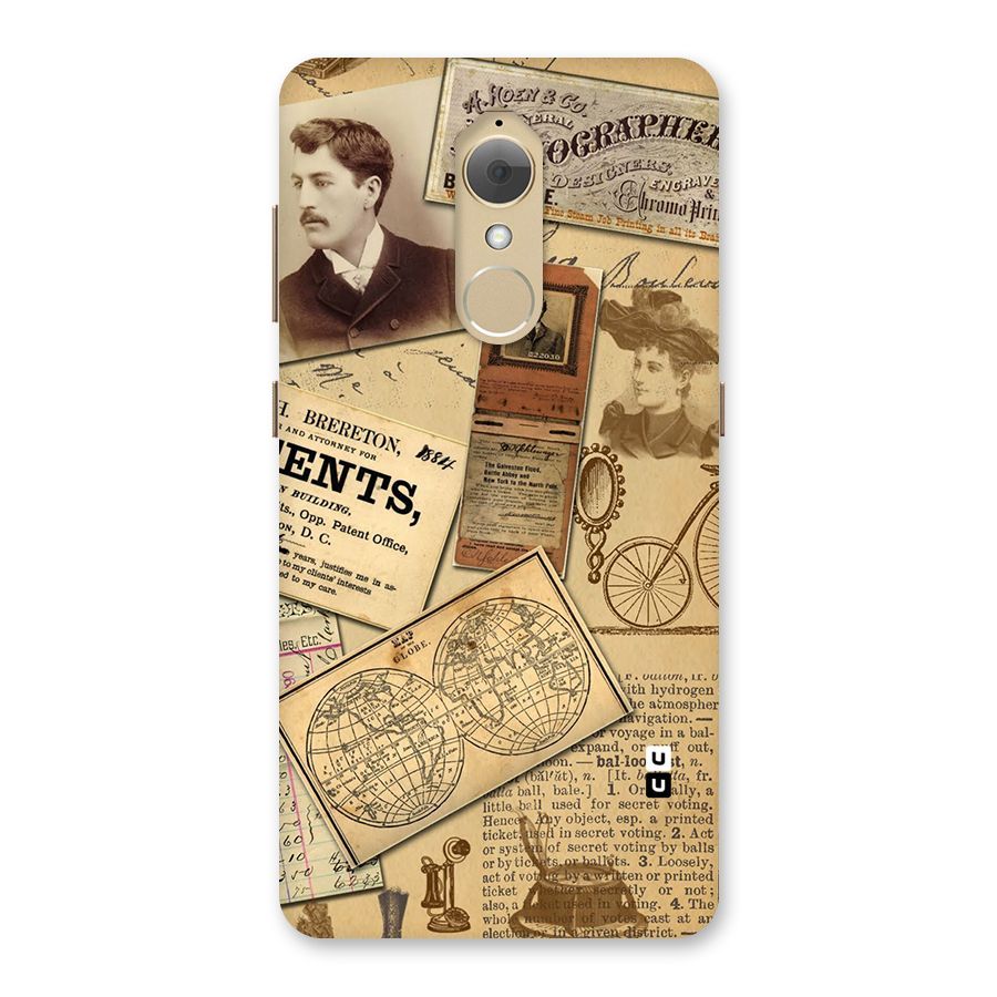 Vintage Memories Back Case for Lenovo K8