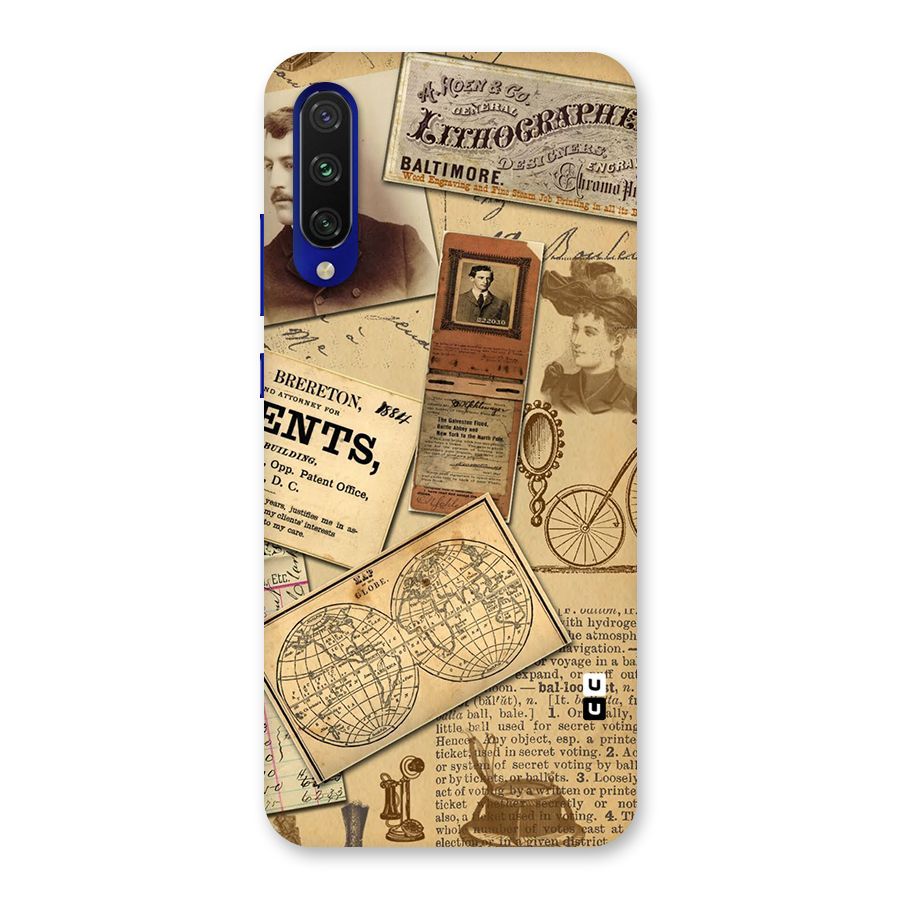 Vintage Memories Back Case for Mi A3