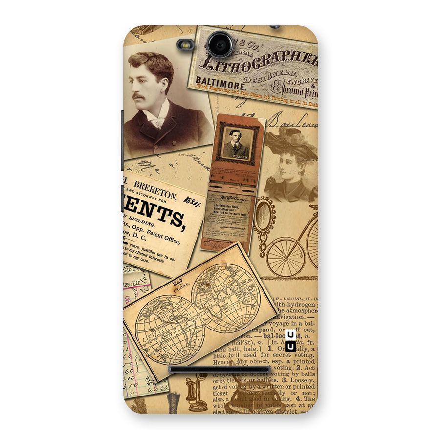Vintage Memories Back Case for Micromax Canvas Juice 3 Q392