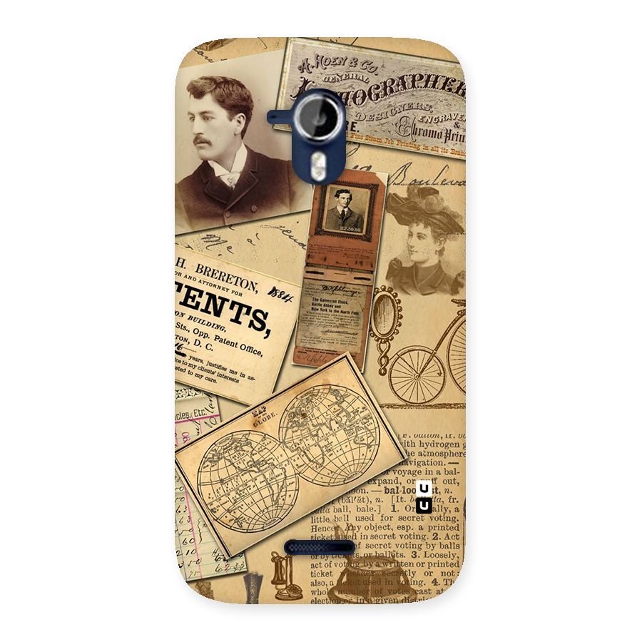 Vintage Memories Back Case for Micromax Canvas Magnus A117