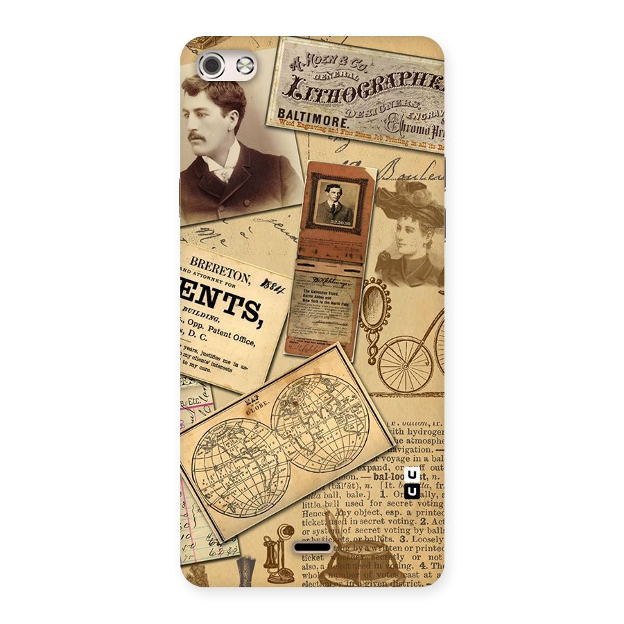 Vintage Memories Back Case for Micromax Canvas Silver 5