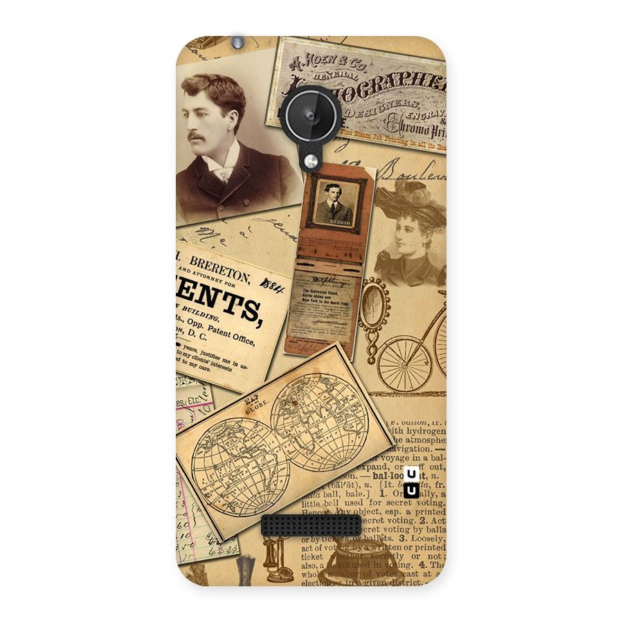 Vintage Memories Back Case for Micromax Canvas Spark Q380
