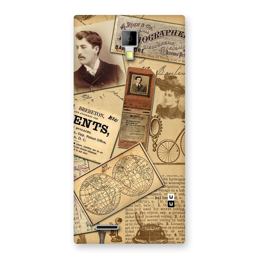 Vintage Memories Back Case for Micromax Canvas Xpress A99