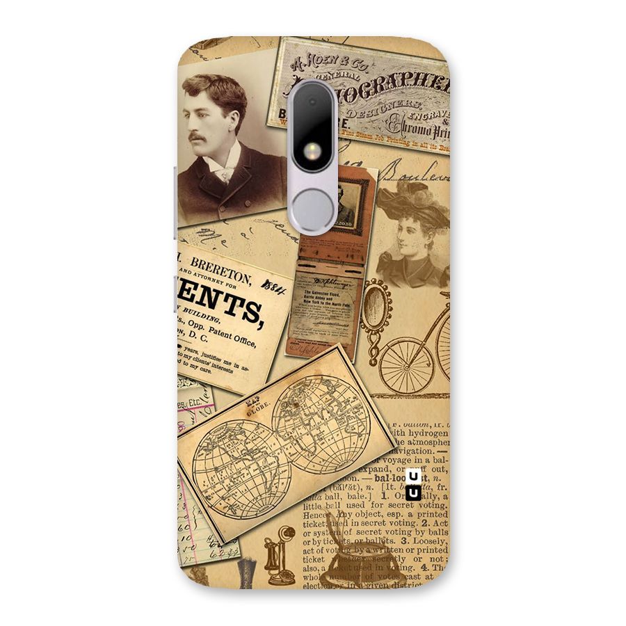 Vintage Memories Back Case for Moto M