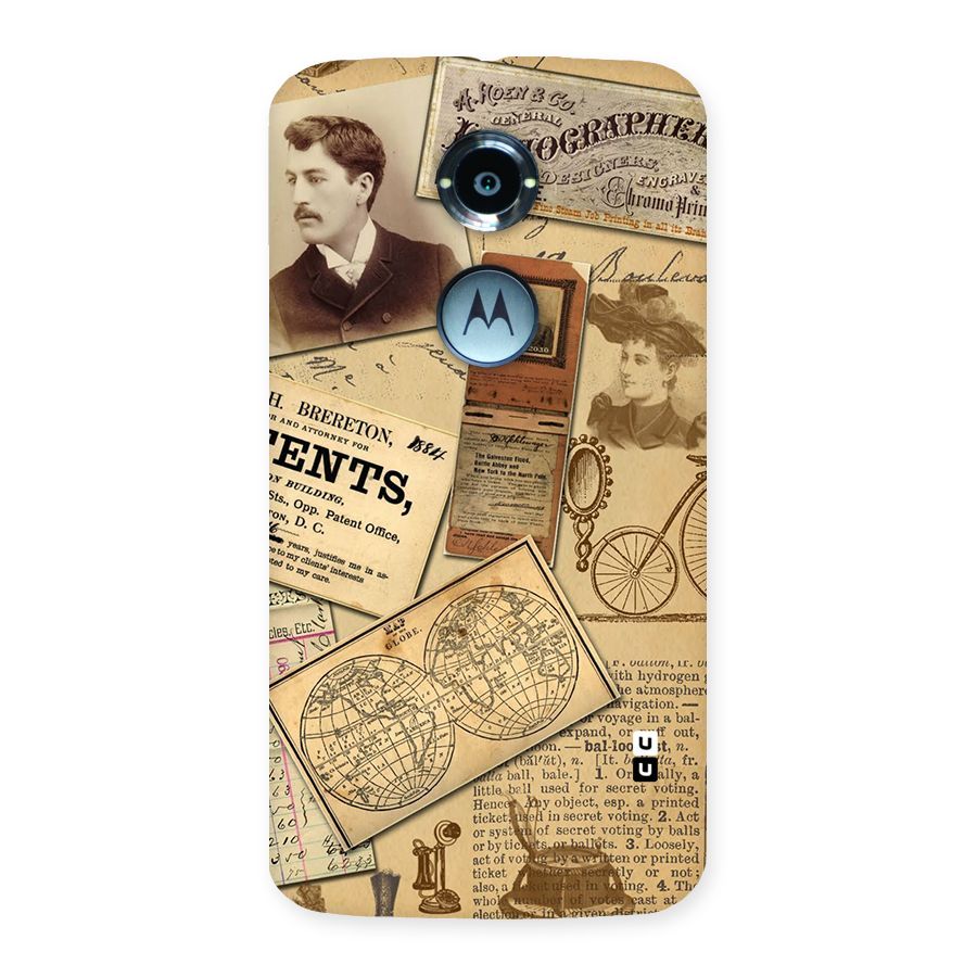 Vintage Memories Back Case for Moto X 2nd Gen