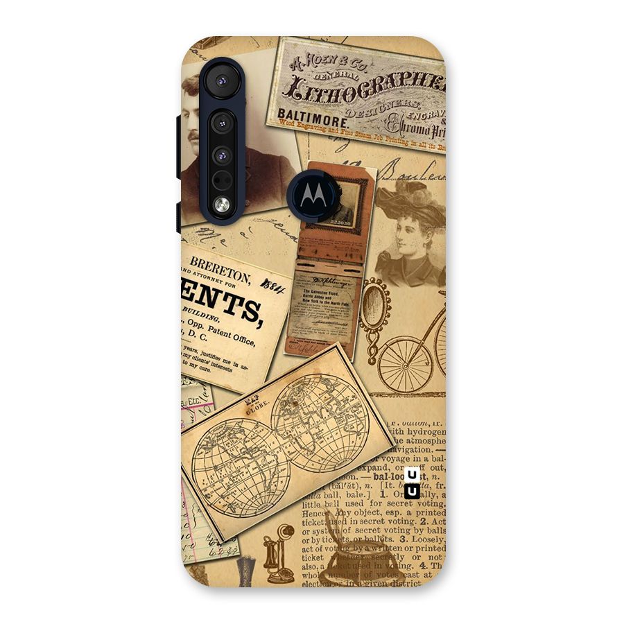 Vintage Memories Back Case for Motorola One Macro